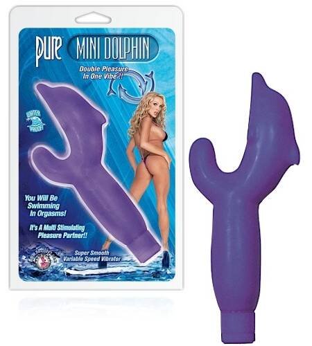VIBRADOR MINI DOLPHIN ROXO