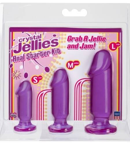 KIT DE PLUGS ANAIS ANAL STARTER KIT ROXO