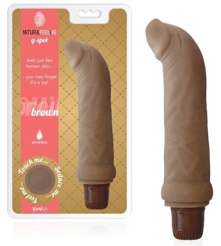 VIBRADOR NATURAL FEELING G-SPOT BROWN