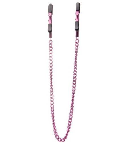 PINÇAS PARA MAMILOS OUCH! ADJUSTABLE NIPPLE CLAMPS ROSA