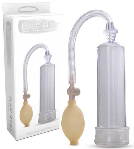 BOMBA PARA O PÉNIS BESTSELLER VACUUM PUMP BRANCA