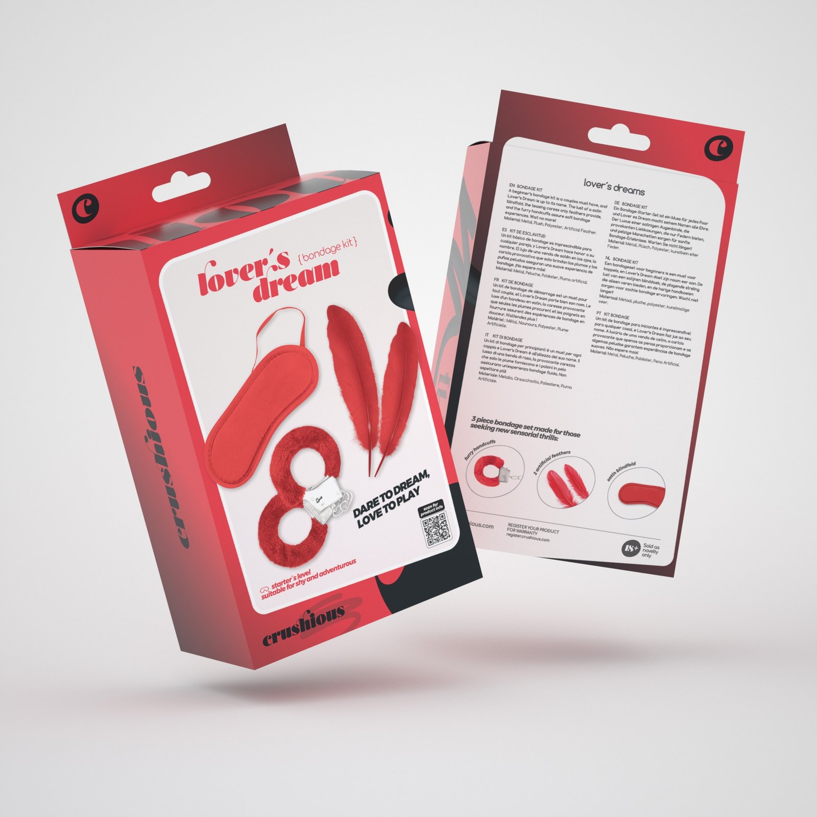 KIT BONDAGE LOVER'S DREAM CRUSHIOUS VERMELHO - Image 6