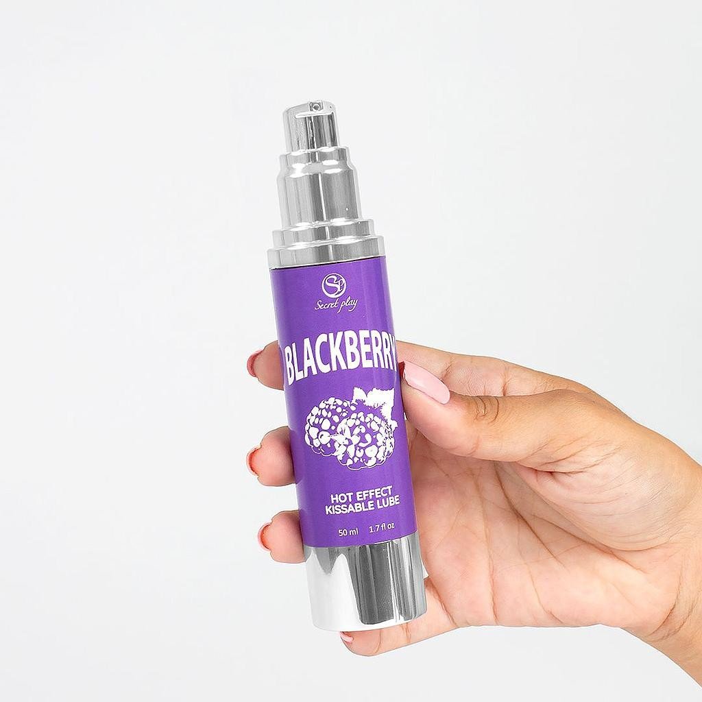 LUBRIFICANTE DE EFEITO CALOR COM SABOR A AMORA 50 ML SECRET PLAY