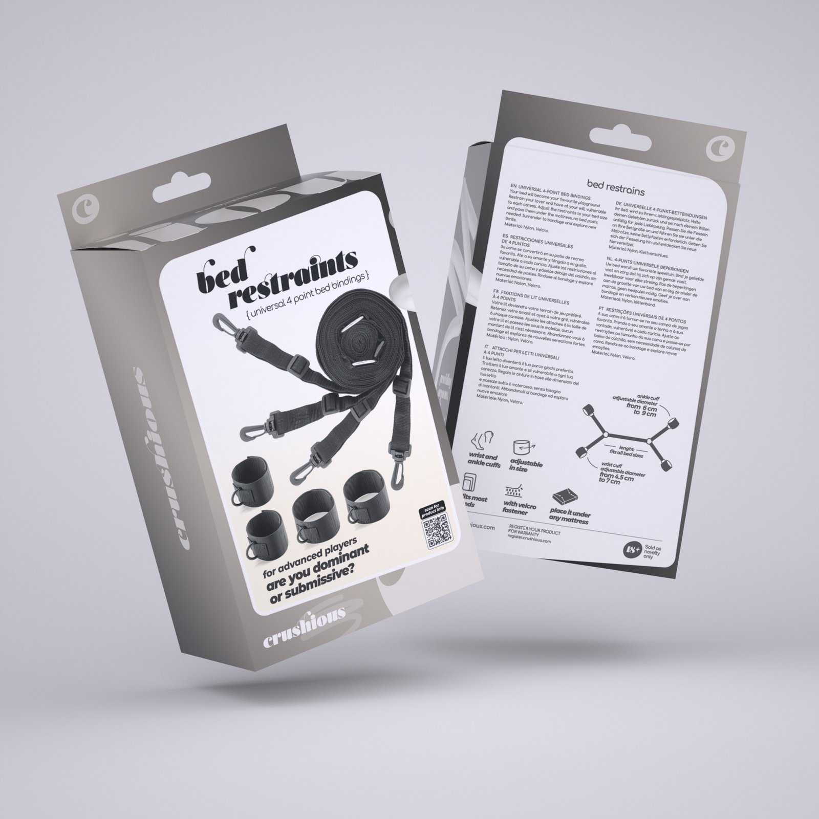 RESTRIÇÕES UNIVERSAIS BED RESTRAINTS CRUSHIOUS - Image 8