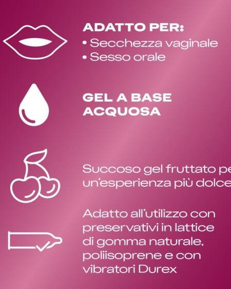 LUBRIFICANTE CEREJA DUREX® PLAY 50ML