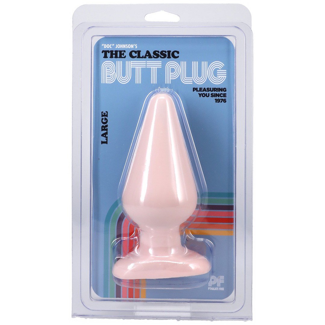 PLUG ANAL DOC JOHNSON CLASSIC BUTT PLUG FLESH LARGE