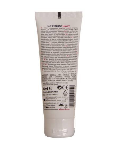 LUBRIFICANTE COMESTÍVEL HOT™ SUPERGLIDE CEREJA 75ML