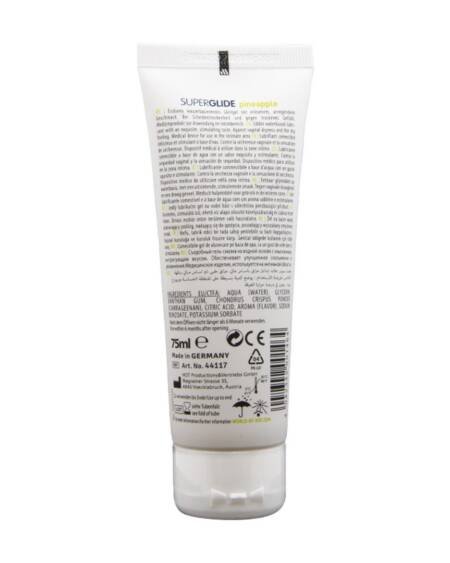 LUBRIFICANTE COMESTÍVEL HOT™ SUPERGLIDE ANANÁS 75ML