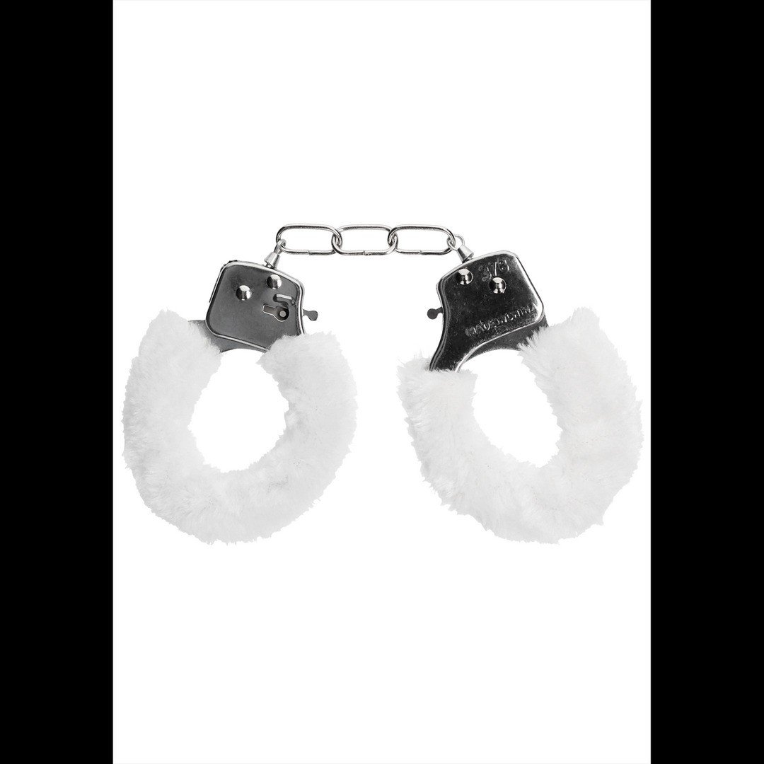ALGEMAS COM PELUCHE PLEASURE FURRY HANDCUFFS BRANCAS - Image 4