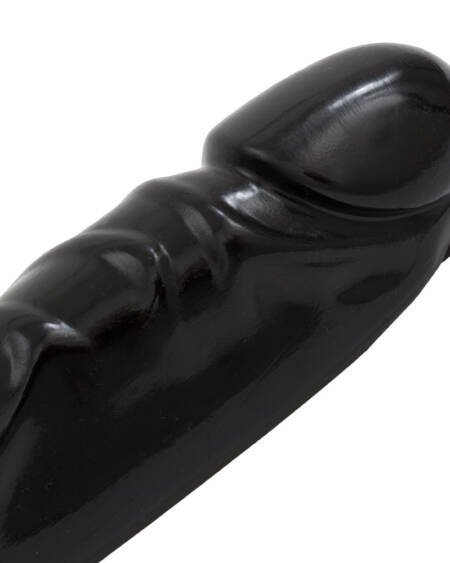 DILDO DUPLO JR. VEINED DOUBLE HEADER 12'' PRETO