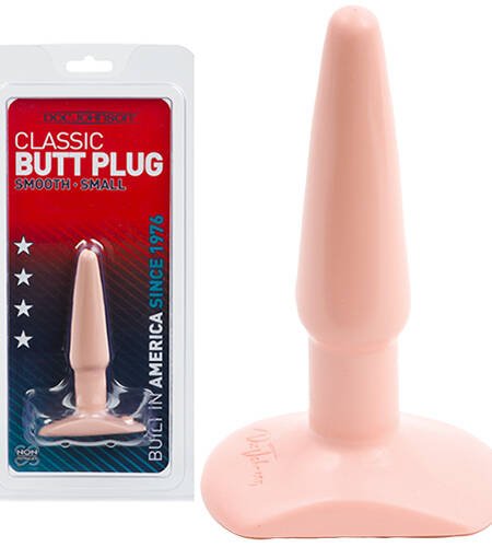 PLUG ANAL DOC JOHNSON CLASSIC BUTT PLUG FLESH SMALL