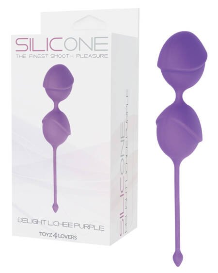 BOLAS ESTIMULADORAS DELIGHT LICHEE ROXAS