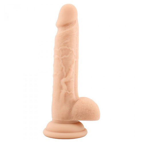 DILDO EM SILICONE REAL SAFE ROD SLIM BRANCO - Image 4