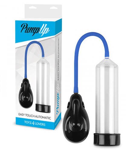 BOMBA PARA O PÉNIS AUTOMÁTICA EASY TOUCH AUTOMATIC TRANSPARENTE