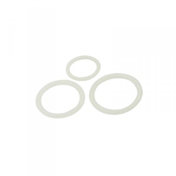 CONJUNTO DE 3 ANÉIS PARA O PÉNIS SILICONE COCK RINGS TIMELESS TRANSPARENTE - Image 3