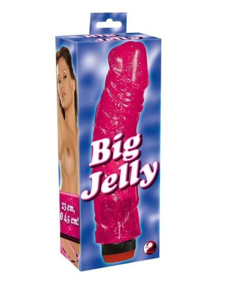 VIBRADOR BIG JELLY ROSA