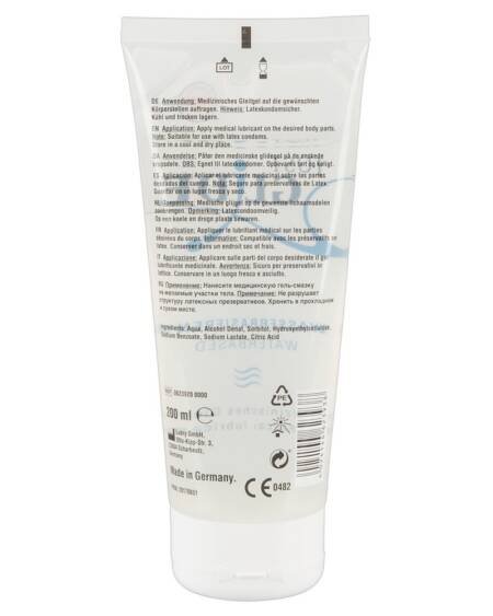 LUBRIFICANTE À BASE DE ÁGUA JUST GLIDE 200ML
