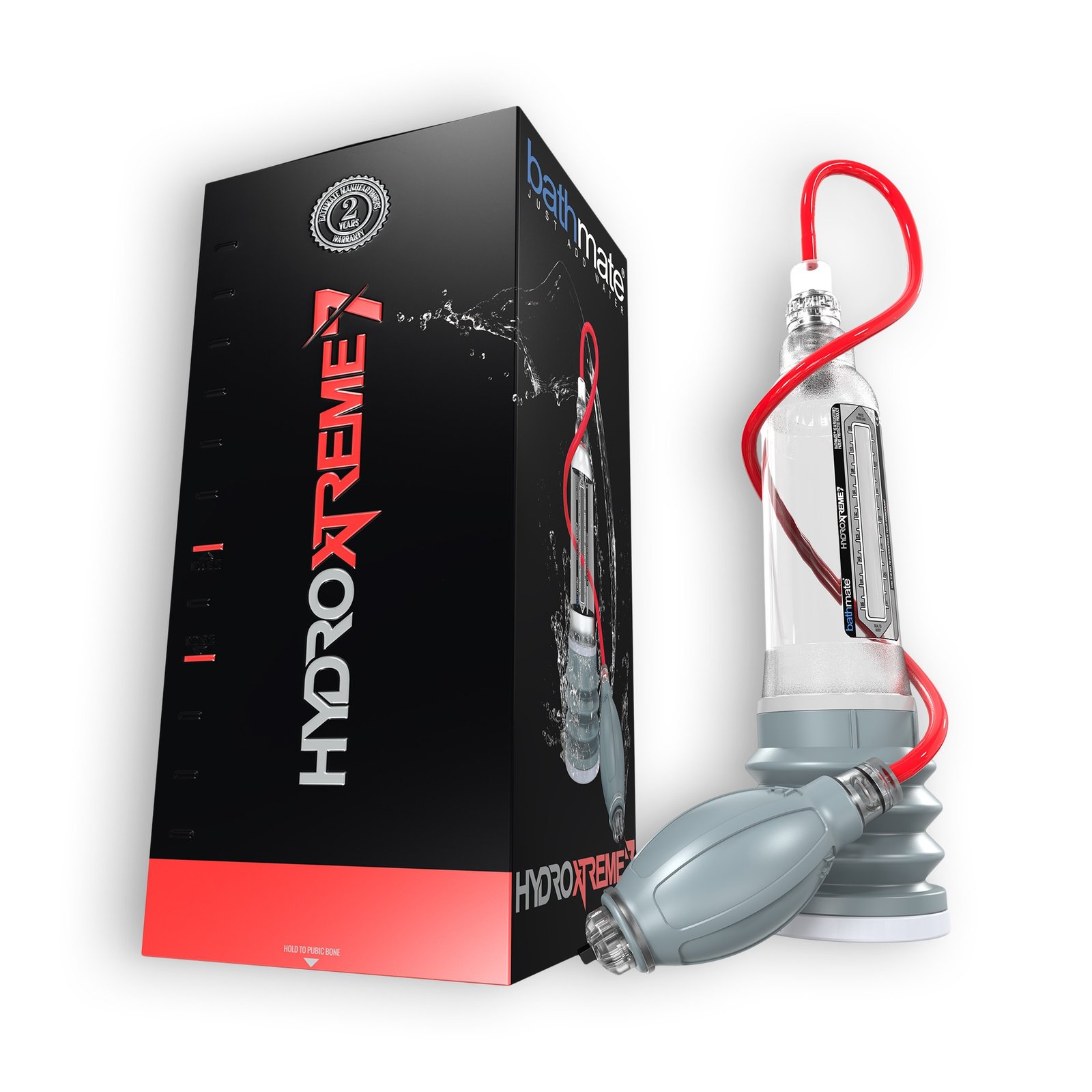 BOMBA COM ACESSÓRIOS BATHMATE HYDROXTREME 7 TRANSPARENTE - Image 4