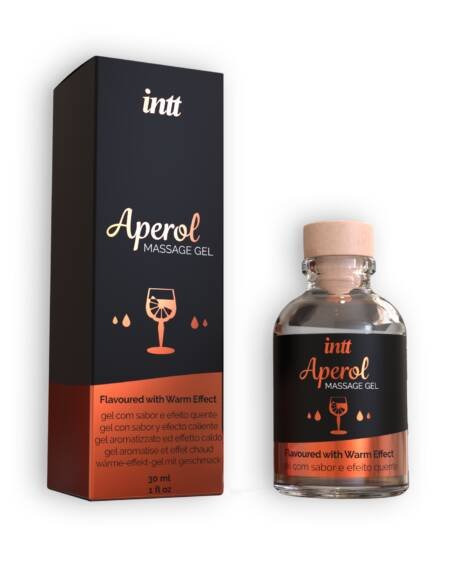 GEL DE MASSAGEM COM SABOR A APEROL INTT 30ML