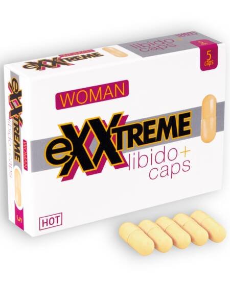 CÁPSULAS ESTIMULANTES EXXTREME LIBIDO+ CAPS PARA MULHER 5 CÁPSULAS
