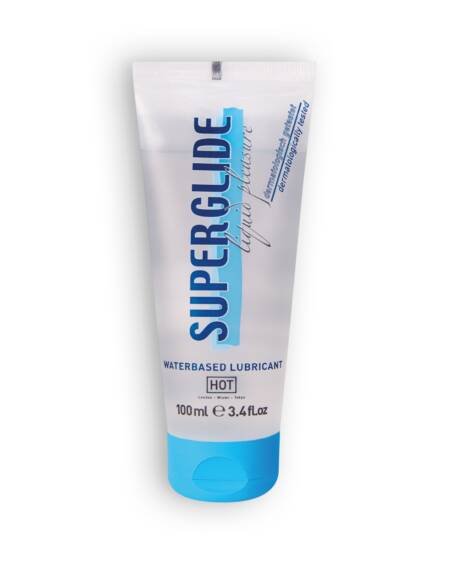 LUBRIFICANTE À BASE DE ÁGUA HOT™ SUPERGLIDE 100ML