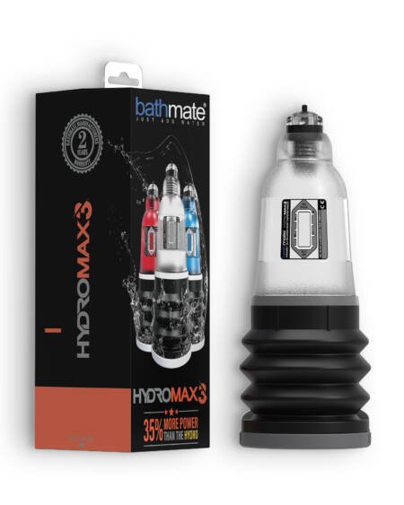 BOMBA PARA O PÉNIS BATHMATE HYDROMAX 3 TRANSPARENTE