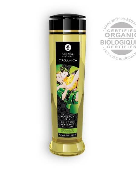 ÓLEO DE MASSAGEM SHUNGA ORGANICA CHÁ VERDE 240ML
