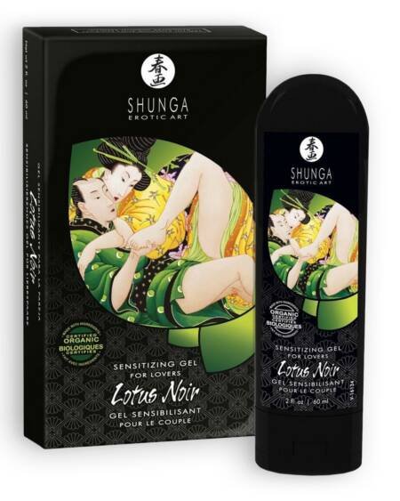 GEL SENSIBILIZANTE PARA CASAL SHUNGA LOTUS NOIR 60ML