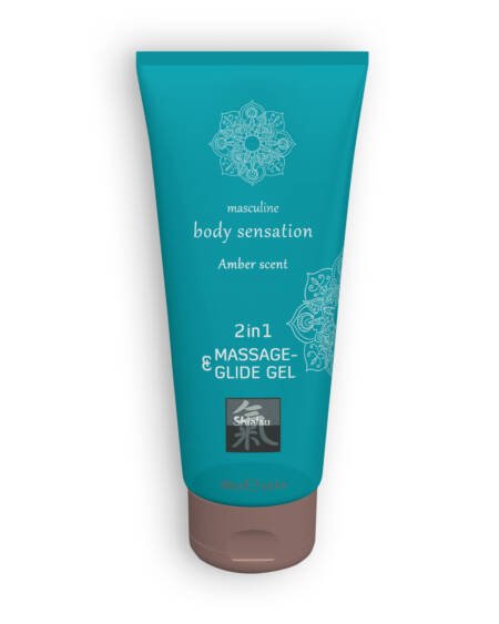 LUBRIFICANTE E GEL DE MASSAGEM 2 EM 1 ÂMBAR SHIATSU™ 200ML