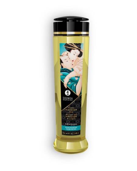 ÓLEO DE MASSAGEM SHUNGA SENSUAL ISLAND BLOSSOMS 240ML