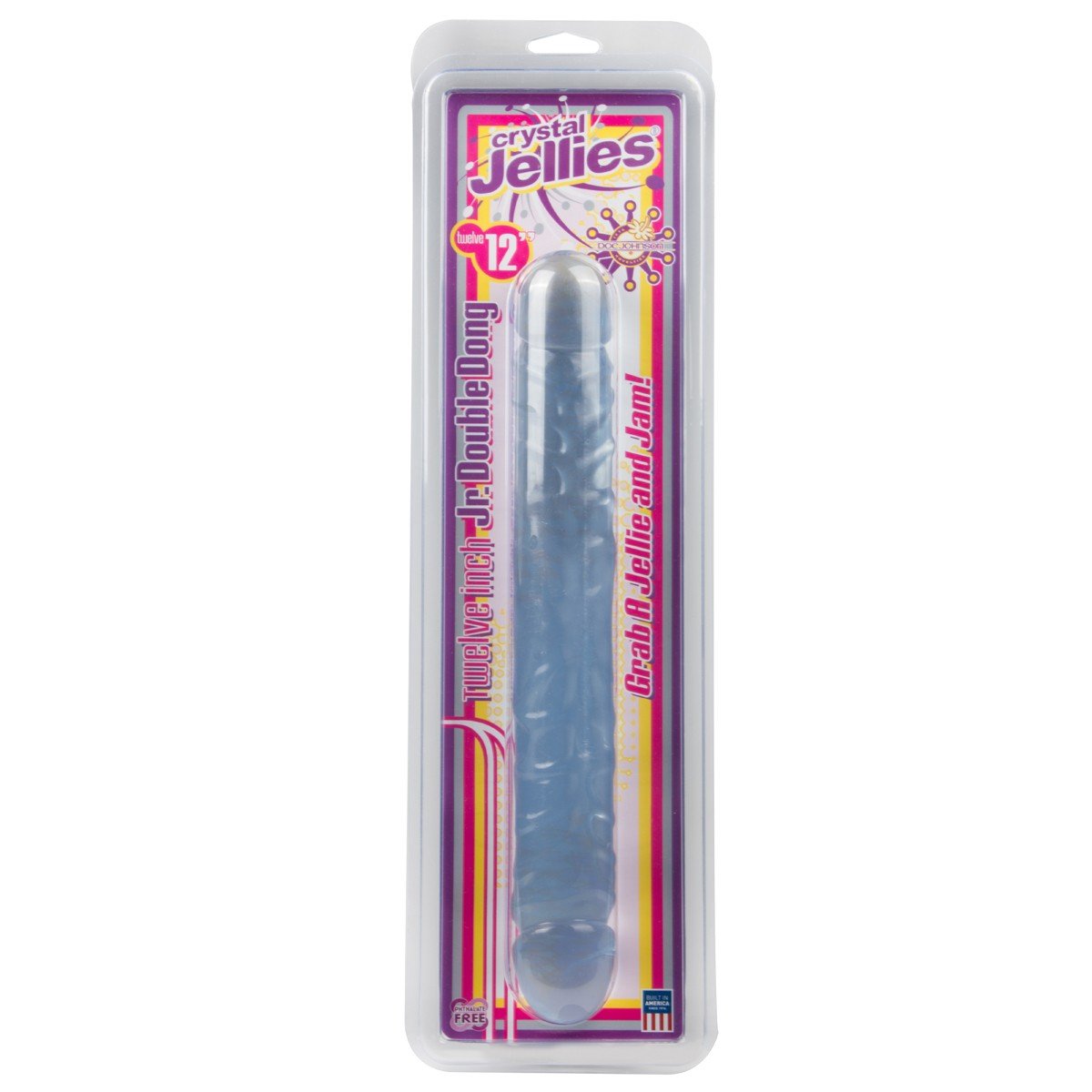 DILDO DUPLO JR. DOUBLE DONG 12'' TRANSPARENTE - Image 6