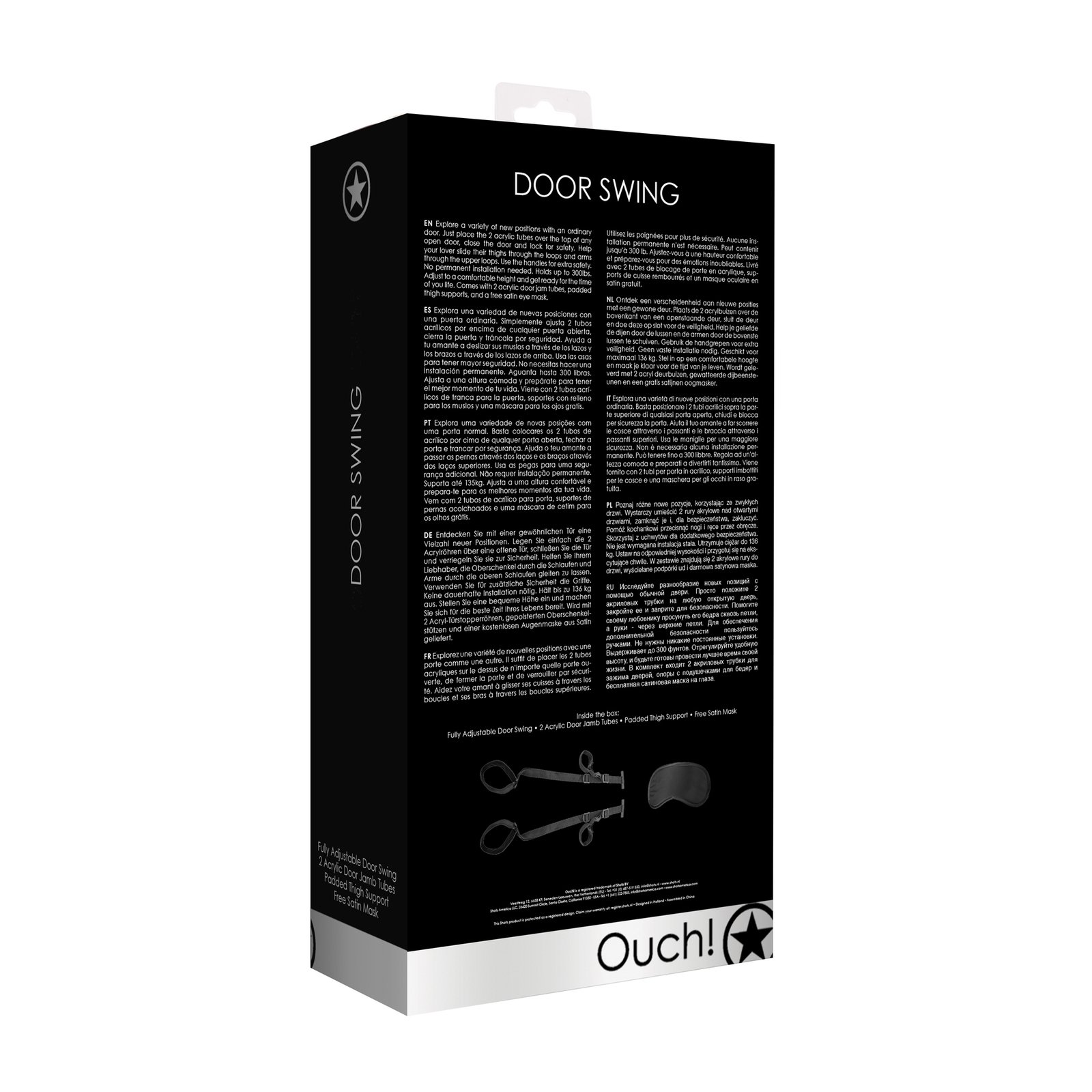 BALOIÇO DE PORTA OUCH! PRETO - Image 5