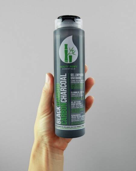 GEL DE LIMPEZA COM CARVÃO DE BLACK BAMBOO BEAUTY PURIFY ESSENTIALS 200ML