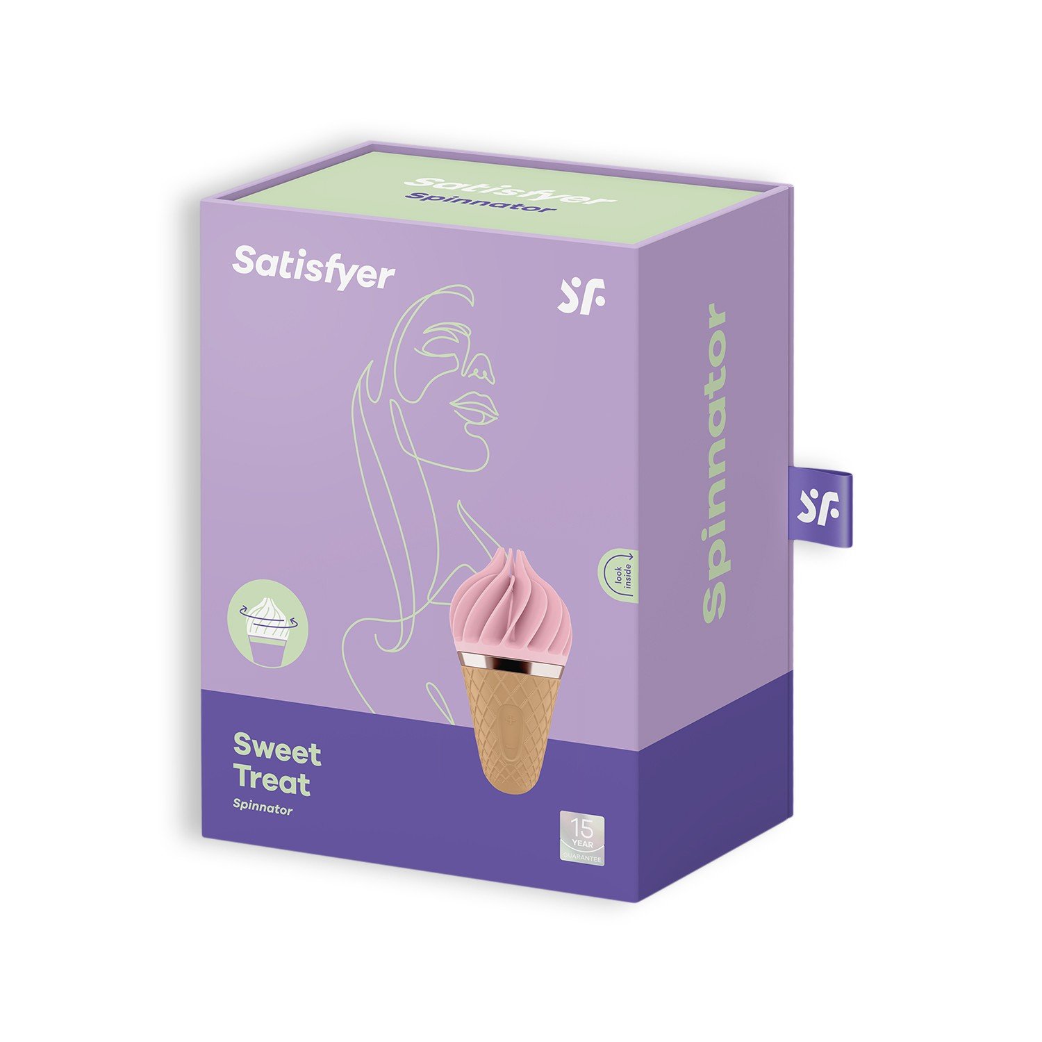 ESTIMULADOR DE CLITÓRIS LAYONS SWEET TREAT COM CARREGADOR USB SATISFYER LAYONS ROSA - Image 4