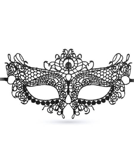MÁSCARA DE RENDA PRETA MYSTICA CRUSHIOUS