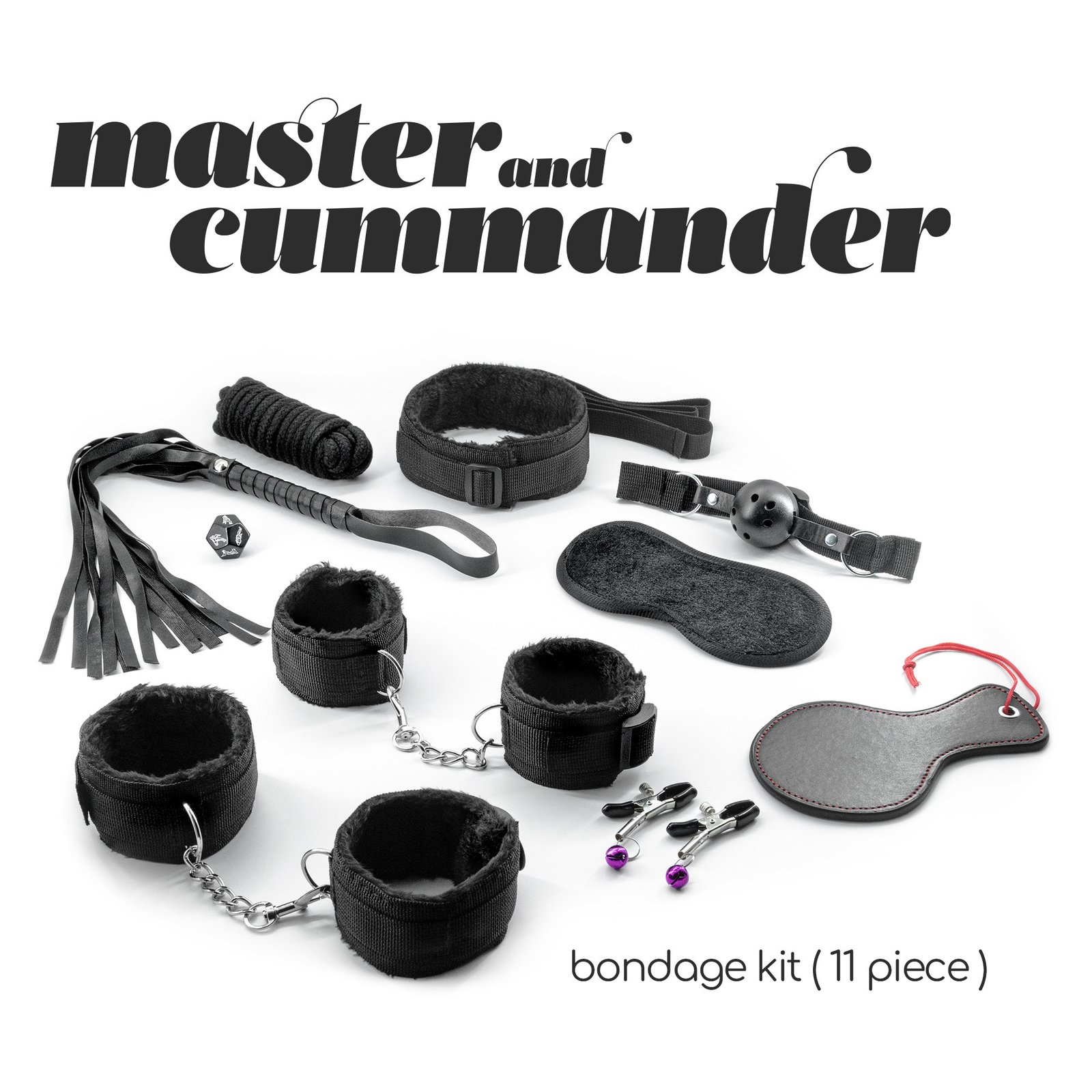 KIT BONDAGE MASTER & CUMMANDER COM 11 PEÇAS CRUSHIOUS - Image 18