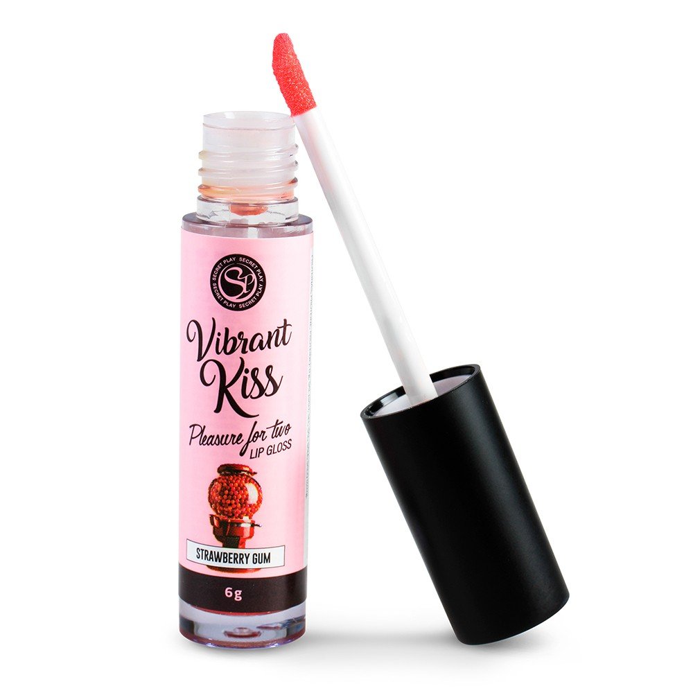 LIP GLOSS DE PASTILHA DE MORANGO VIBRANT KISS 6GR - Image 3