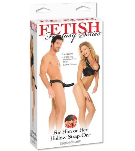 STRAP-ON OCO PARA INICIANTES FETISH FANTASY SERIES PRETO