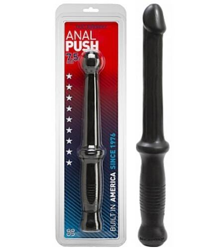 DILDO COM CABO ANAL PUSH PRETO