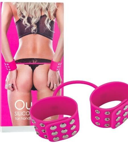 ALGEMAS DE SILICONE SILICONE CUFFS ROSA