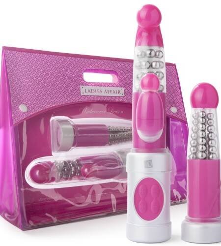 KIT VIBRADOR DUPLO LADIES AFFAIR UNDERCOVER LIASON