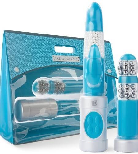 KIT VIBRADOR DUPLO LADIES AFFAIR MIDNIGHT ENCOUNTER