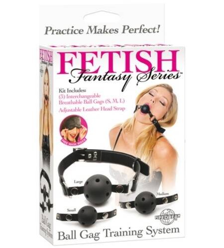 MORDAÇA DE TREINO BALL GAG TRAINING SYSTEM FETISH FANTASY SERIES