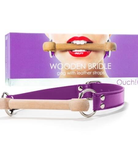 MORDAÇA WOODEN BRIDLE ROXA