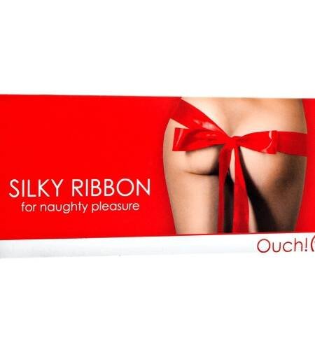 FITA BONDAGE SILKY RIBBON VERMELHA