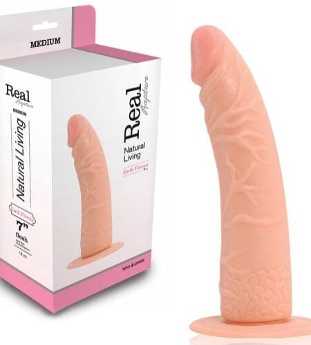 DILDO REALÍSTICO REAL RAPTURE EARTH FLAVOUR 7'' BRANCO