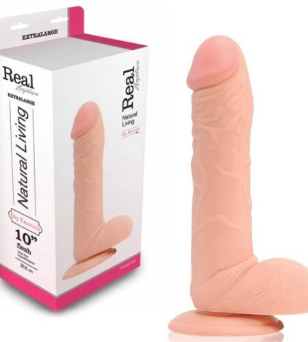 DILDO REALÍSTICO REAL RAPTURE SKY EMOTION 10'' BRANCO