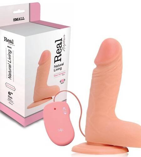 VIBRADOR REALÍSTICO REAL RAPTURE WATER SENSATIONS 6'' BRANCO