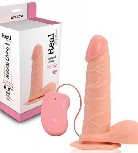 VIBRADOR REALÍSTICO REAL RAPTURE EARTH FLAVOUR 6.5'' BRANCO