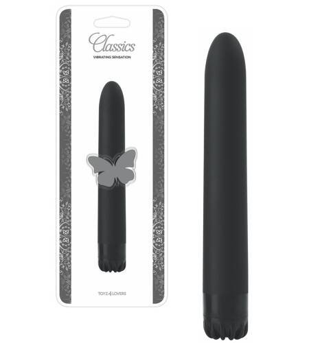 VIBRADOR CLASSICS PRETO MÉDIO